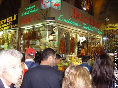 une petite photo du bazar d'Istanbul